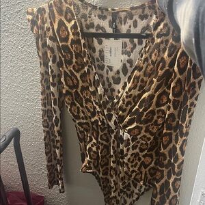 Animal Print Bodysuit